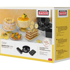 WMF KAISER Classic Backformen-Set, 4-teilig| Backformen