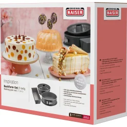 WMF KAISER Inspiration Backformen-Set, 3-teilig| Backformen
