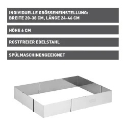 WMF KAISER Inspiration Back-und Dekorierrahmen| Backutensilien