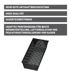 WMF KAISER Inspiration Brotbackform, perforiert, 35 cm| Backformen