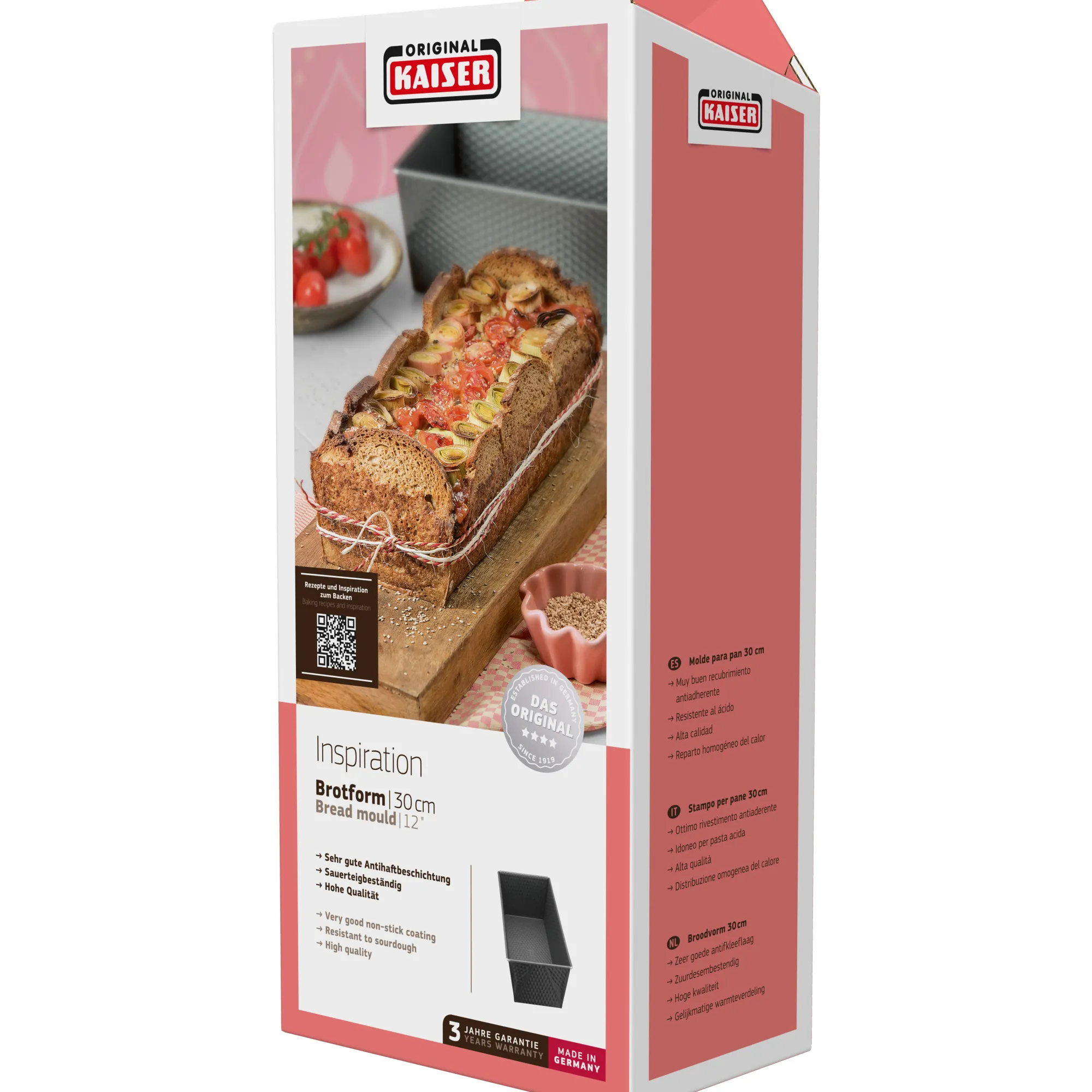WMF KAISER Inspiration Brotbackform, 30 cm| Backformen