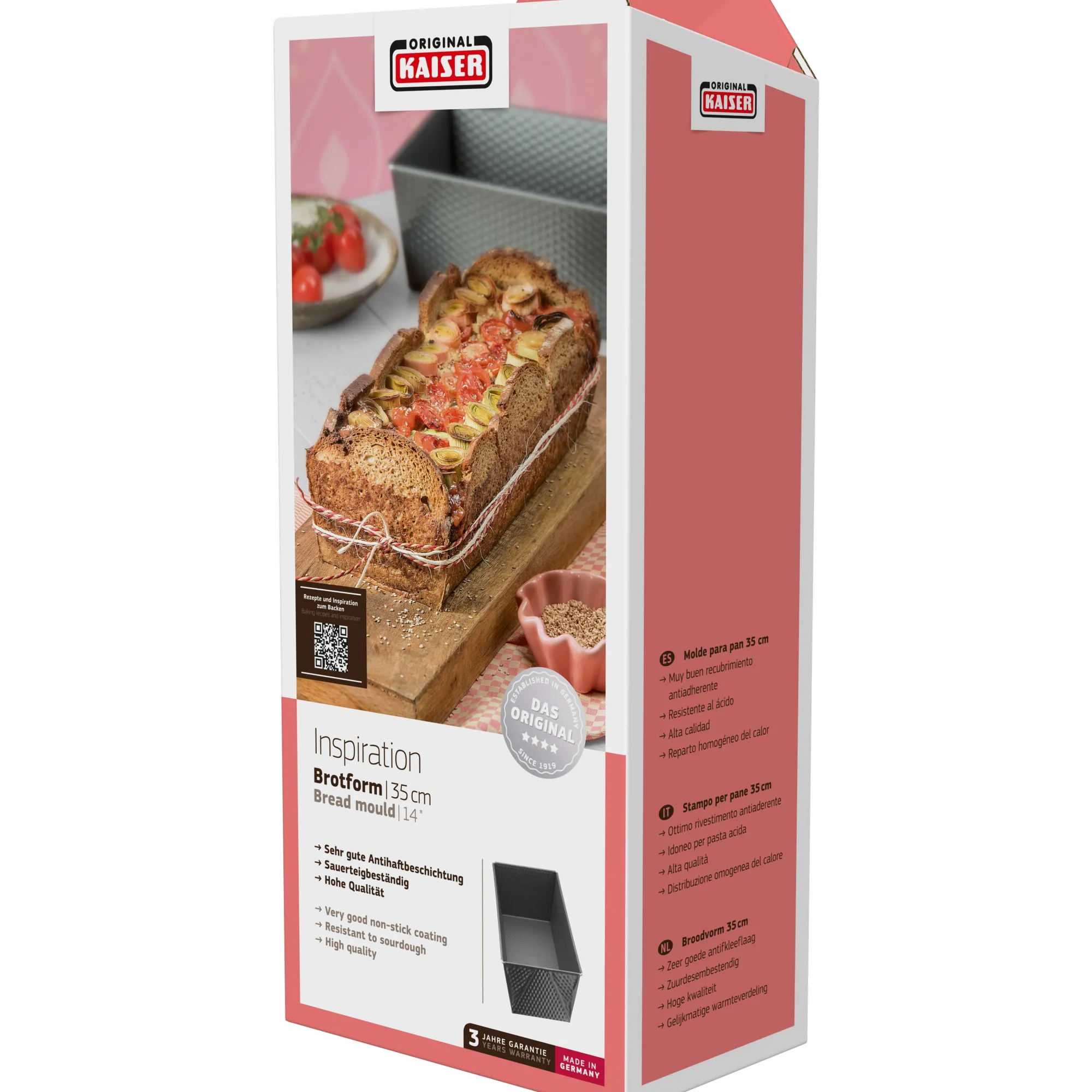 WMF KAISER Inspiration Brotbackform, 35 cm| Backformen