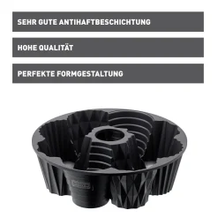 WMF KAISER Inspiration Bundform Tartes und Törtchen, 26 cm| Backformen