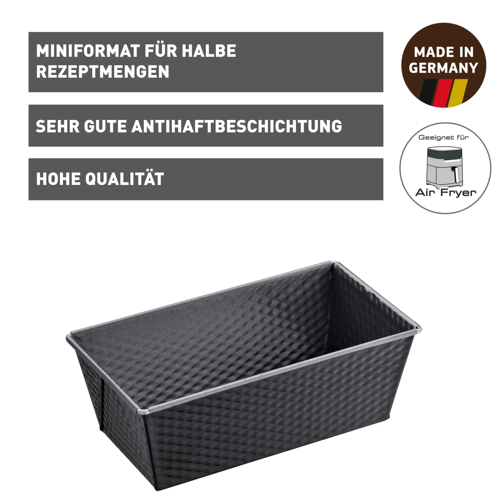WMF KAISER Inspiration Mini Königskuchenform, 20 cm| Backformen