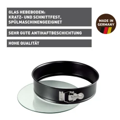 WMF KAISER Inspiration Springform mit Glashebeboden, 26 cm| Backformen