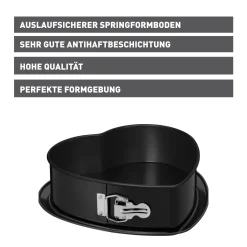 WMF KAISER Inspiration Springform Herzkuchen, 25 x 26 x 7 cm| Backformen