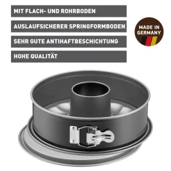 WMF KAISER Inspiration Springform mit Rohrboden, 26 cm| Backformen