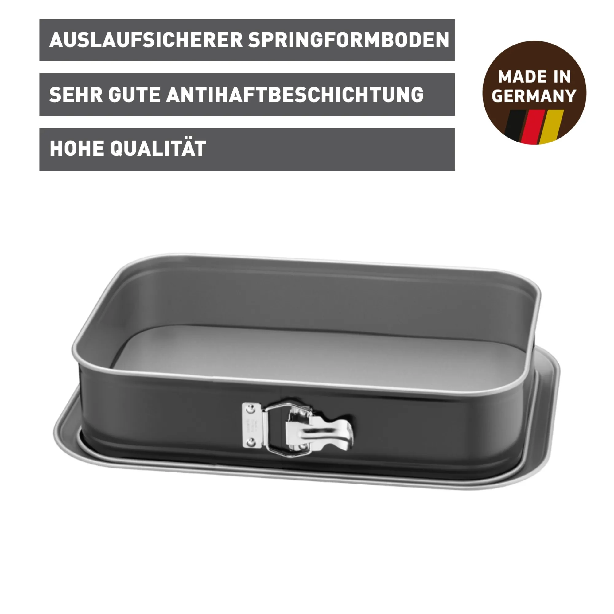 WMF KAISER Inspiration Springform rechteckig, 36 x 24 cm| Backformen