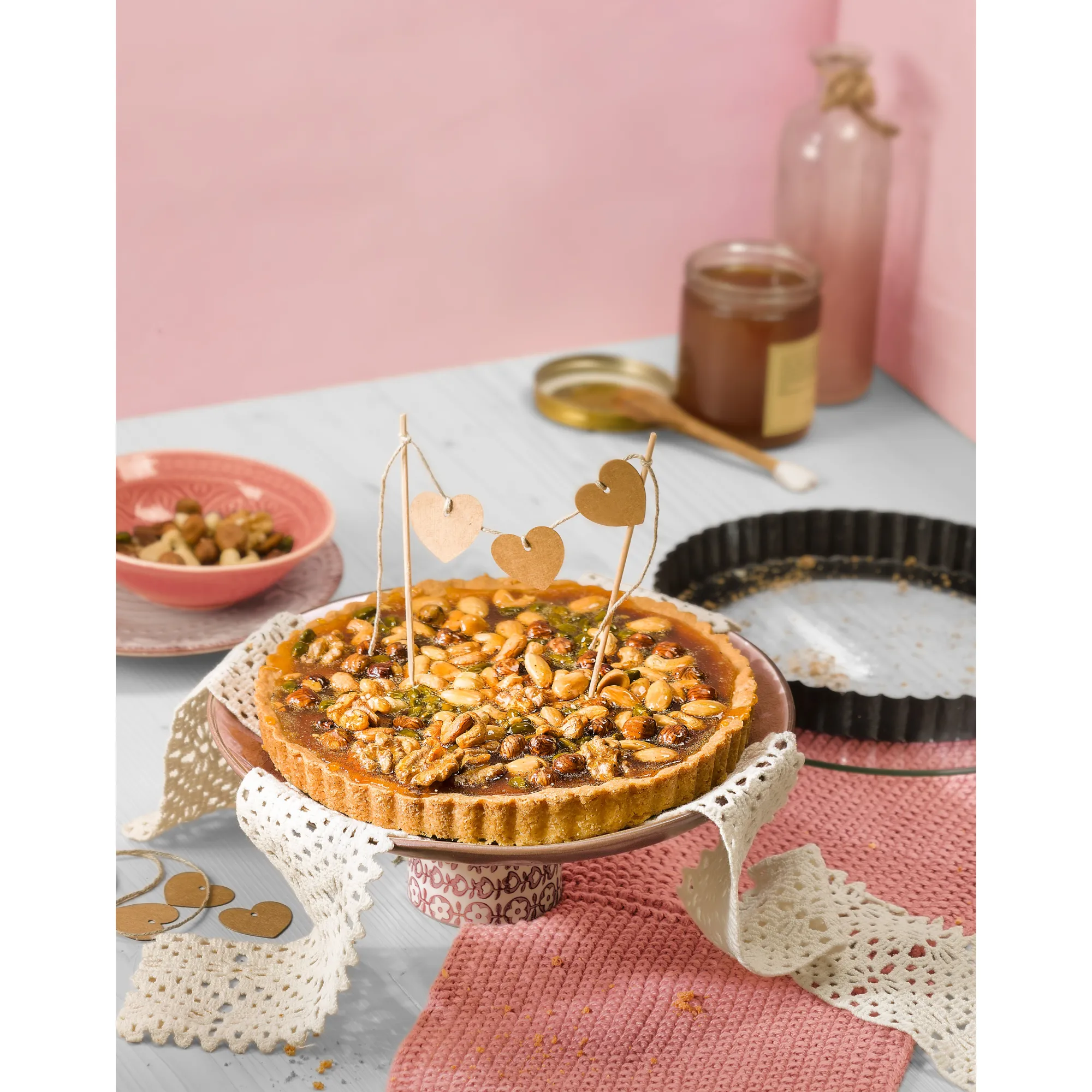 WMF KAISER Inspiration Tarte- & Quicheform mit Glashebeboden, 28 cm| Backformen