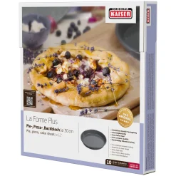 WMF KAISER La Forme Plus Pie-, Pizza-, Backblech, 30 cm| Backformen|Backbleche