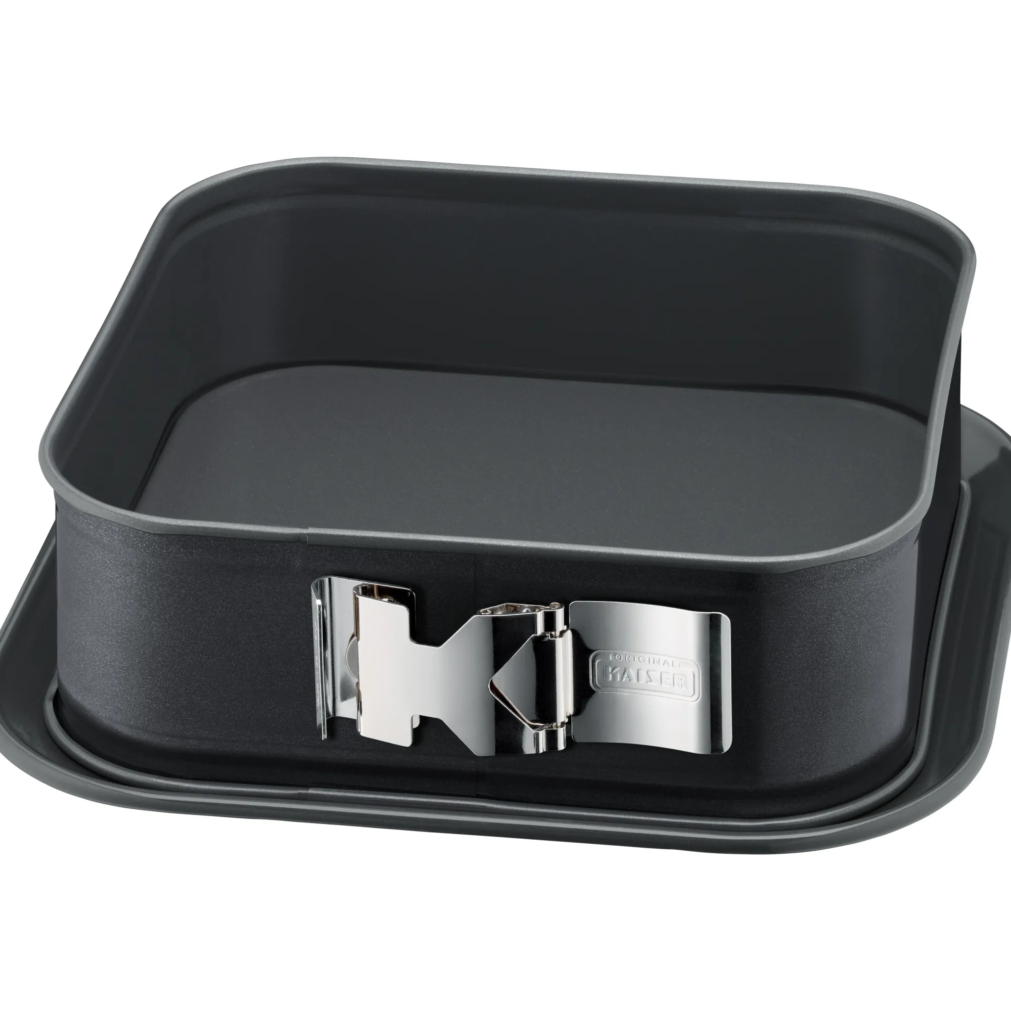 WMF KAISER La Forme Plus Springform mit SafeClick, quadratisch, 24 x 24 cm| Backformen
