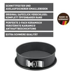 WMF KAISER La Forme Plus Springform mit SafeClick, 26 cm| Backformen