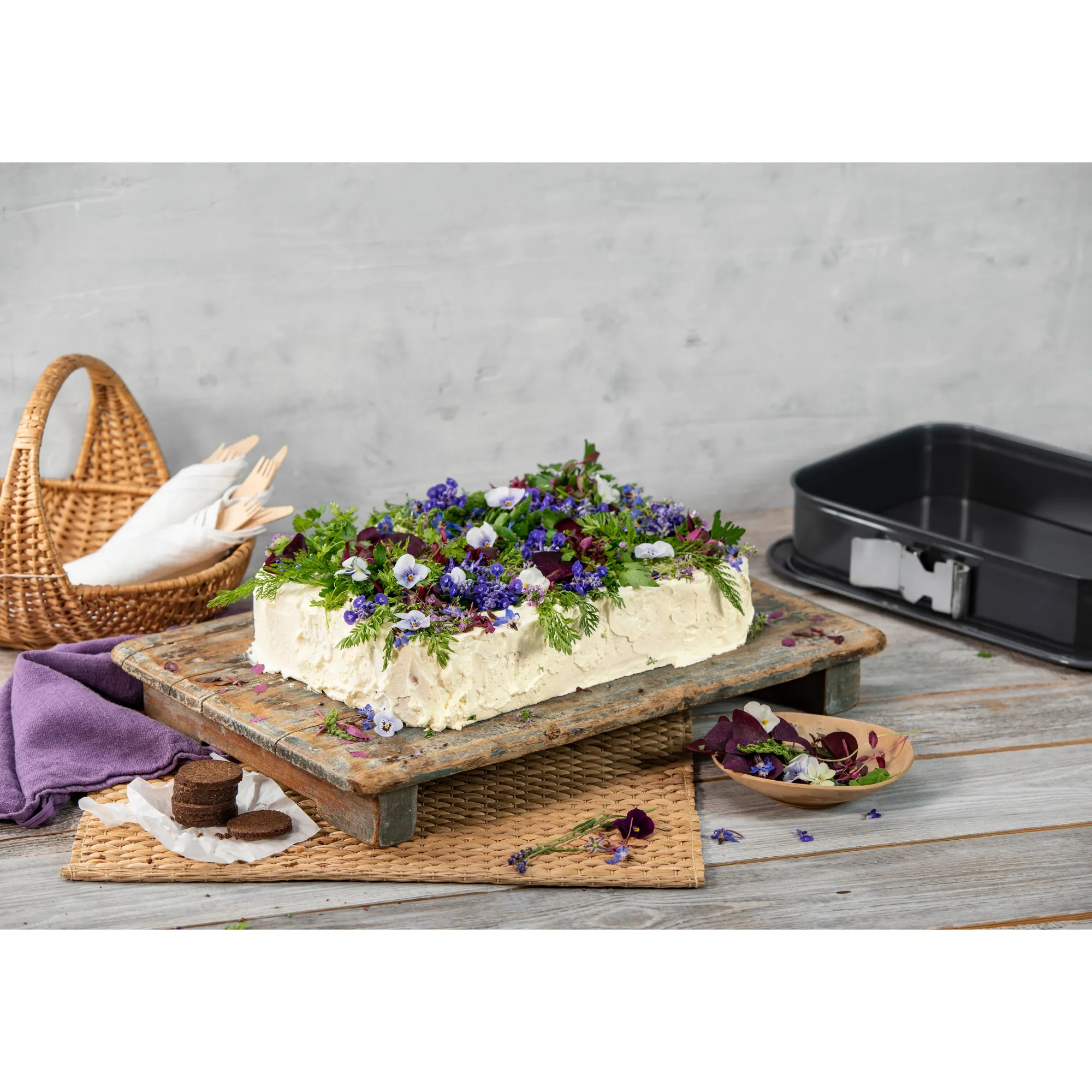 WMF KAISER La Forme Plus Springform mit SafeClick, rechteckig, 35 x 24 cm| Backformen
