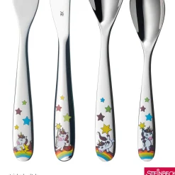 WMF Kinderbesteck-Set Einhorn, 4-teilig|Kinder Besteck-Sets|Kinderbestecke