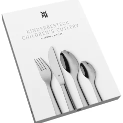 WMF Kinderbesteck-Set First Lyric, 4-teilig|Kinder Kinderbestecke|Besteck-Sets