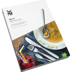 WMF Kinderbesteck-Set Knuddel, 4-teilig|Kinder Kinderbestecke|Besteck-Sets