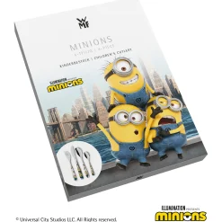 WMF Kinderbesteck-Set Minions®, 4-teilig|Kinder Kinderbestecke|Besteck-Sets