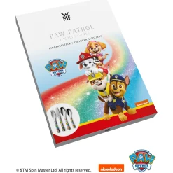 WMF Kinderbesteck-Set PAW Patrol, 4-teilig|Kinder Kinderbestecke|Besteck-Sets