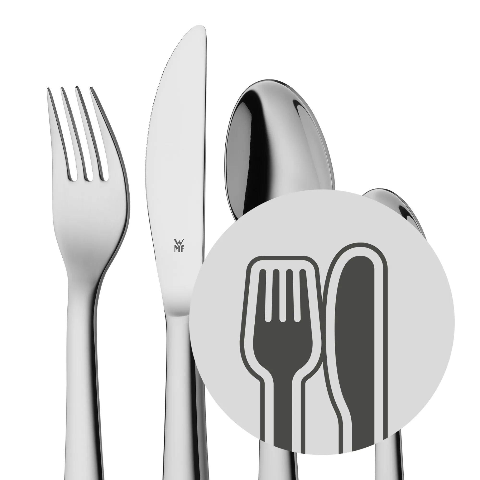 WMF Kinderbesteck-Set Safari, 4-teilig|Kinder Kinderbestecke|Besteck-Sets