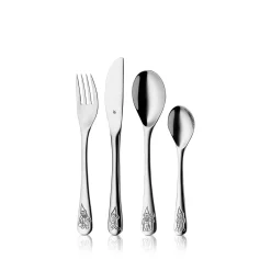 WMF Kinderbesteck-Set Zwerge, 4-teilig|Kinder Kinderbestecke|Besteck-Sets