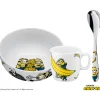 WMF Kinder-Frühstücks-Set Minions®, 3-teilig|Kinder Kindergeschirr|Geschirr-Sets