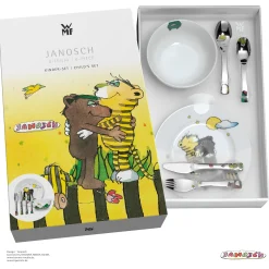 WMF Kindergeschirr-Set Janosch, 6-teilig|Kinder Teller|Kindergeschirr
