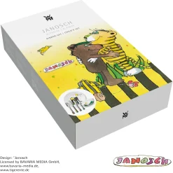 WMF Kindergeschirr-Set Janosch, 6-teilig|Kinder Teller|Kindergeschirr