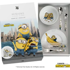 WMF Kindergeschirr-Set Minions®, 6-teilig|Kinder Teller|Kindergeschirr