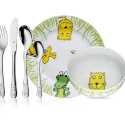 WMF Kindergeschirr-Set Safari, 6-teilig|Kinder Teller|Kindergeschirr
