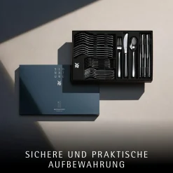 WMF Kult Plus Besteck-Set, 30-teilig, Cromargan protect®| Besteck-Sets