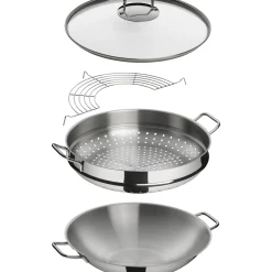 WMF Macao Wok-Set, 36 cm, 4-teilig| Woks