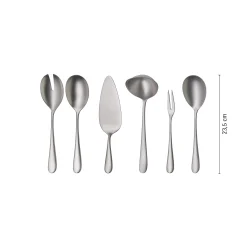 WMF Merit Besteck-Set, 66-teilig, Cromargan protect®, sandgestrahlt| Besteck-Sets