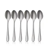 WMF Merit Espressolöffel-Set, 6 Stück, Cromargan protect®, sandgestrahlt| Löffel