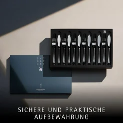 WMF Merit Fischbesteck-Set, 12-teilig, Cromargan protect®| Besteck-Sets