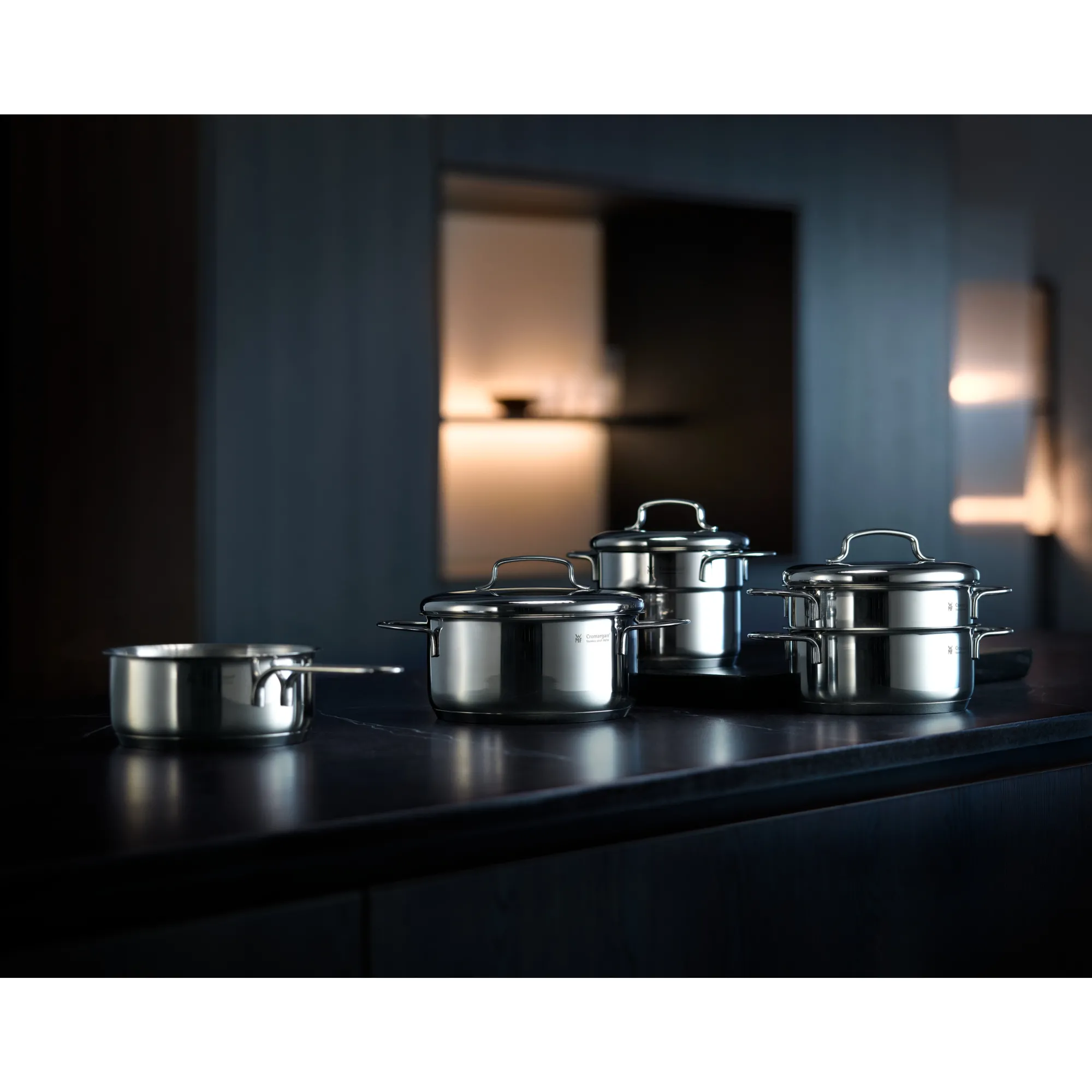 WMF Mini Bratentopf mit Deckel, 14 cm| Bratentöpfe
