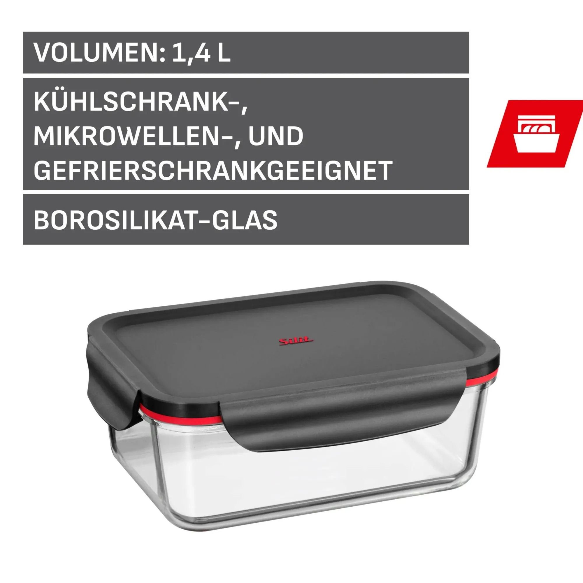 WMF Multifunktionsschale Storio, 1,4 L| Vorratsdosen