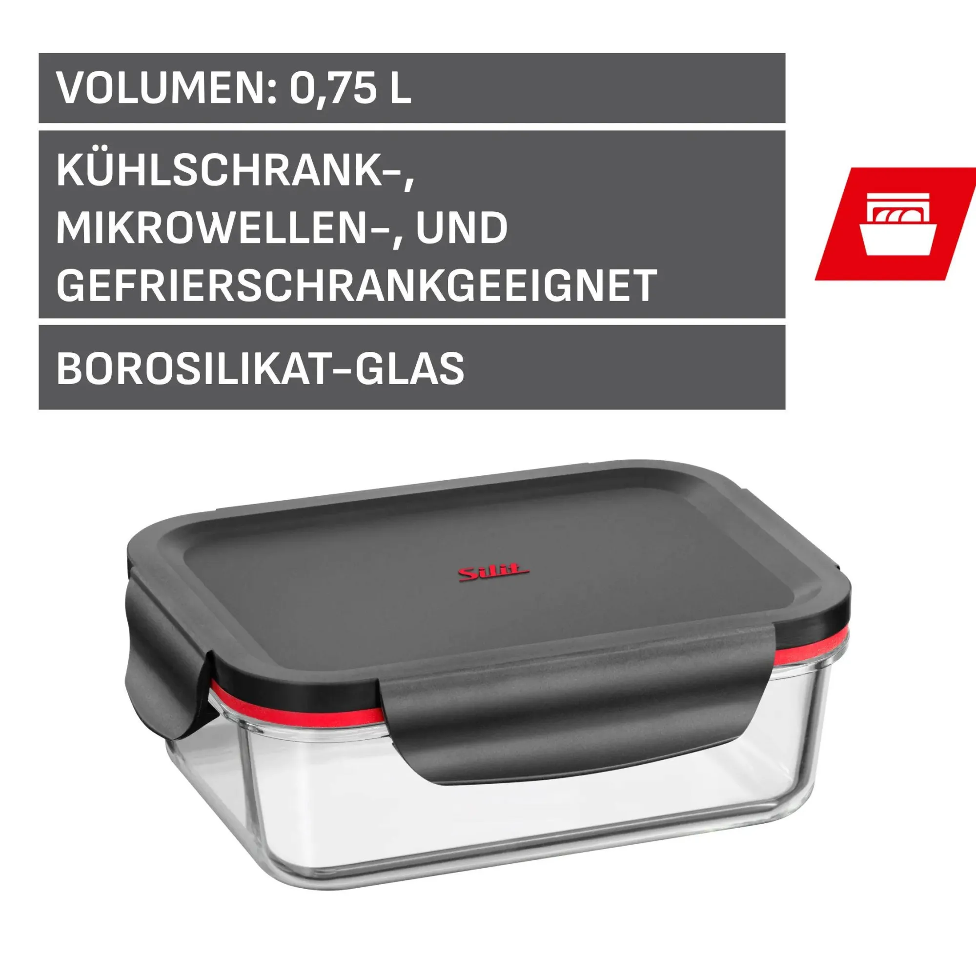 WMF Multifunktionsschale Storio, 0,75 L| Vorratsdosen