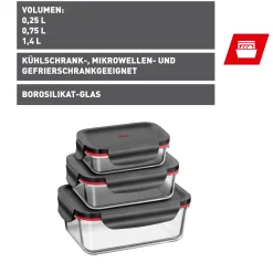 WMF Multifunktionsschalen-Set, 3-teilig Storio| Vorratsdosen