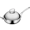 WMF Multiply Wok mit Edelstahldeckel, 28 cm| Woks|Pfannen Mit Deckel