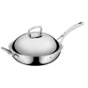 WMF Multiply Wok mit Edelstahldeckel, 32 cm| Woks|Pfannen Mit Deckel