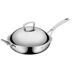 WMF Multiply Wok mit Edelstahldeckel, 32 cm| Woks|Pfannen Mit Deckel