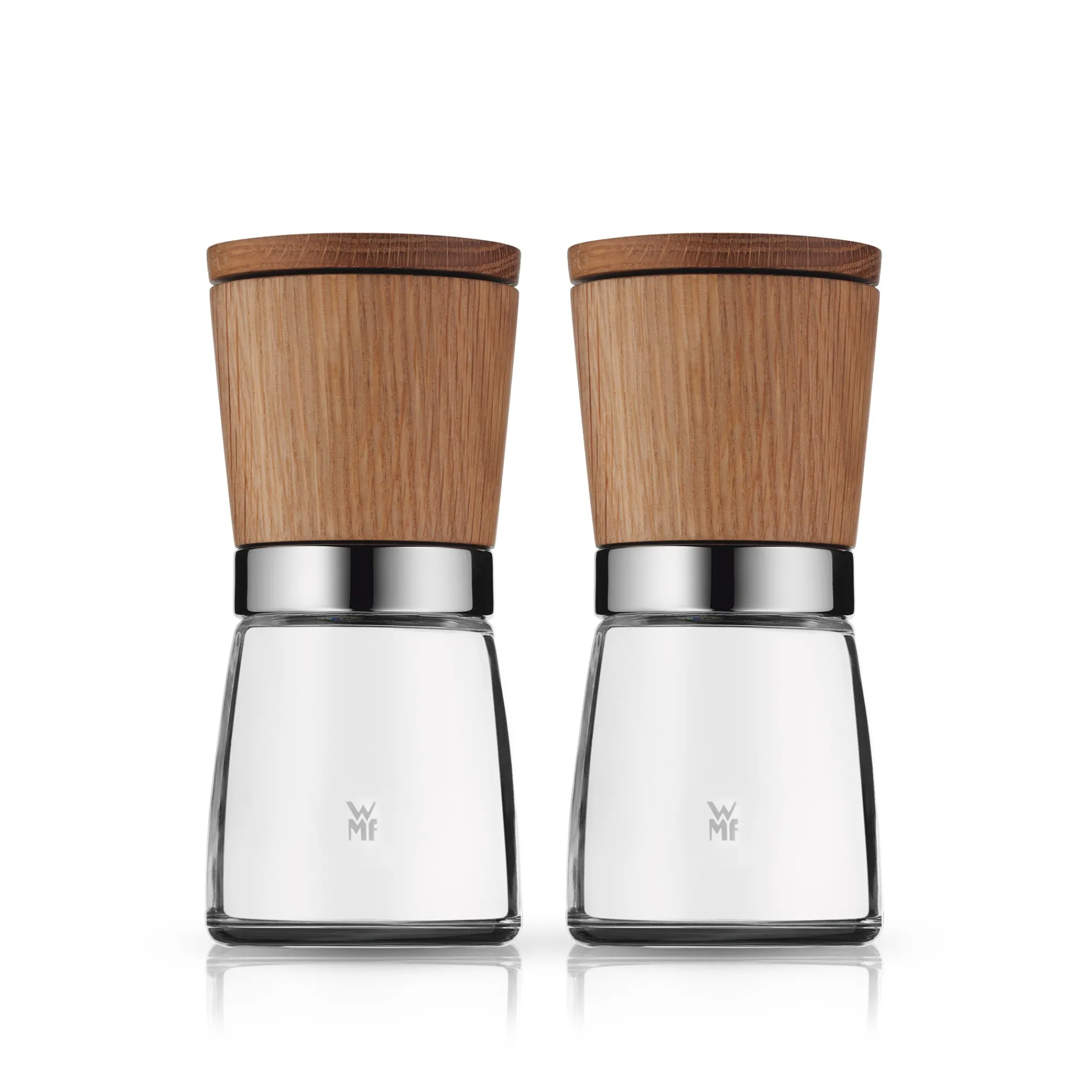 WMF Nature Gewürzmühlen-Set, 2-teilig| Salz- & Pfeffermühlen|Gewürzmühlen