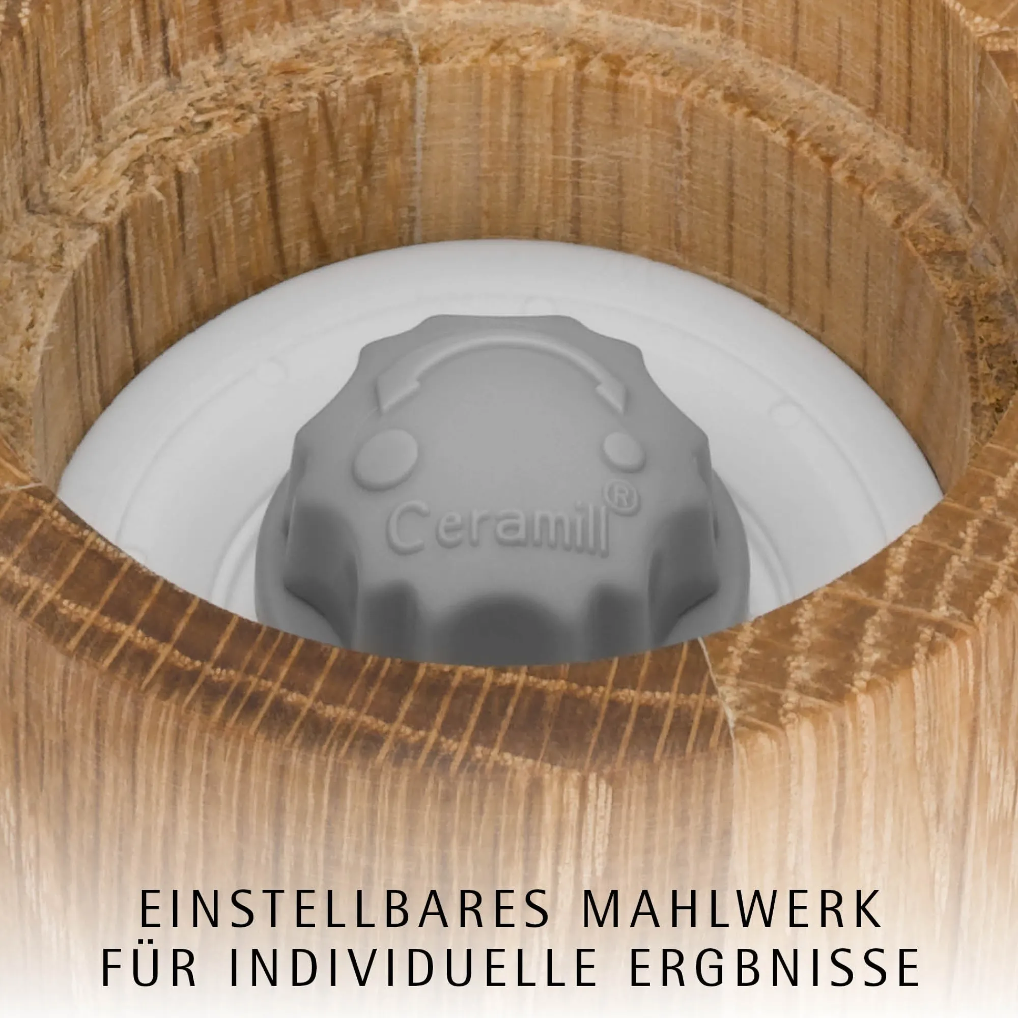 WMF Nature Gewürzmühlen-Set, 2-teilig| Salz- & Pfeffermühlen|Gewürzmühlen