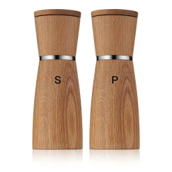 WMF Nature Salz-/Pfeffermühlen-Set, 2-teilig| Salz- & Pfeffermühlen