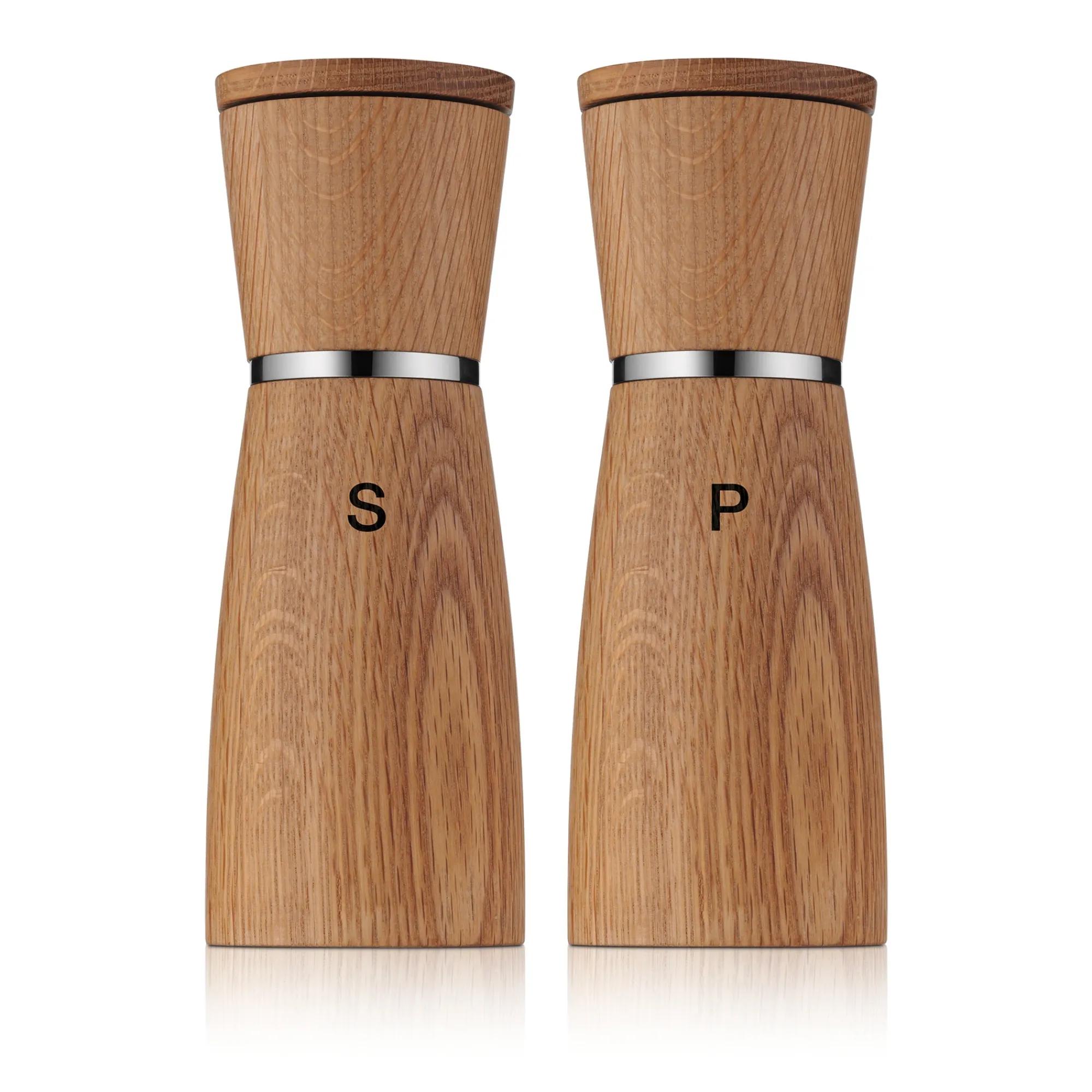 WMF Nature Salz-/Pfeffermühlen-Set, 2-teilig| Salz- & Pfeffermühlen
