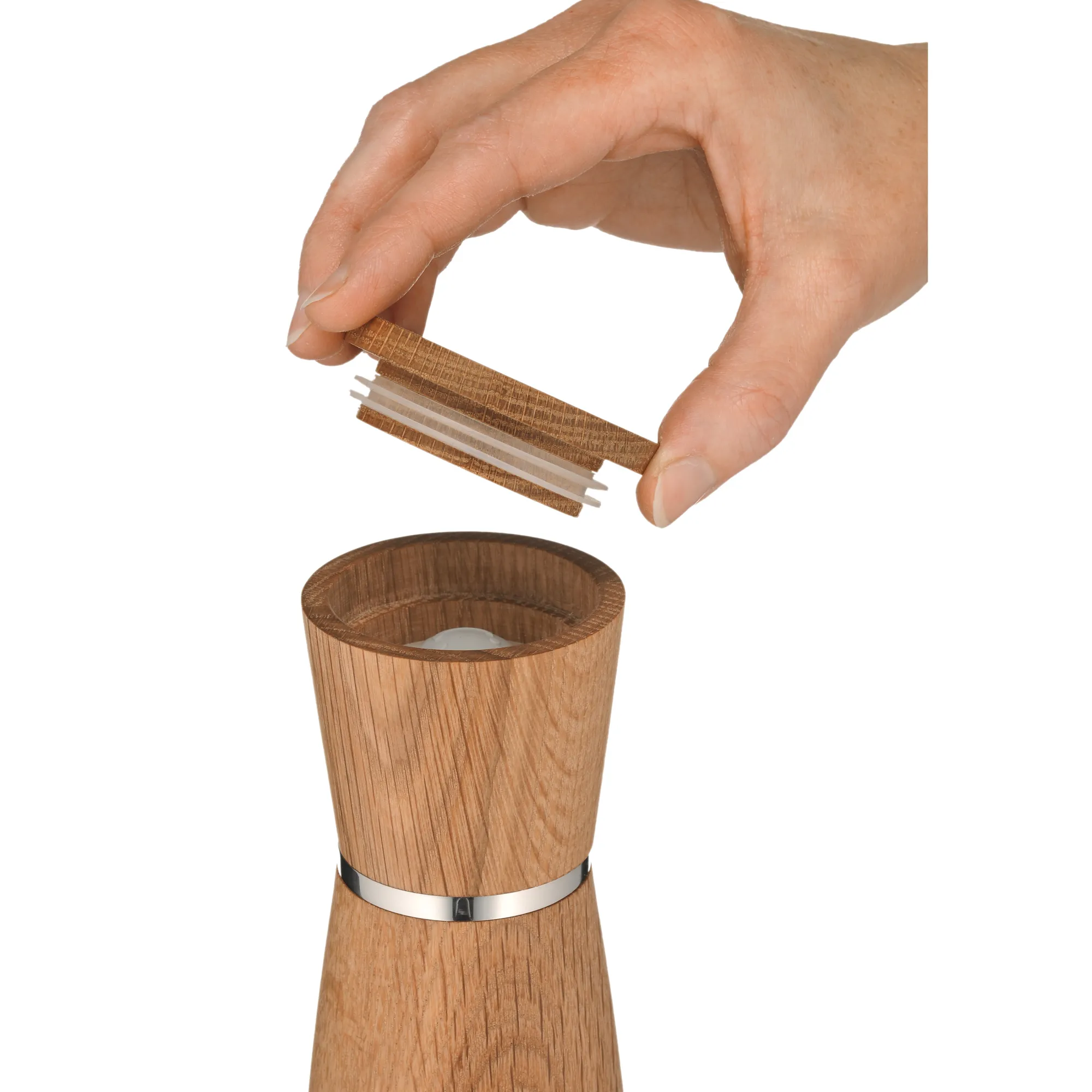 WMF Nature Salz-/Pfeffermühlen-Set, 2-teilig| Salz- & Pfeffermühlen