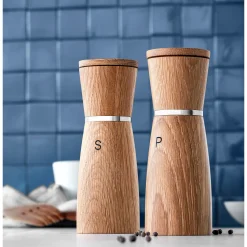 WMF Nature Salz-/Pfeffermühlen-Set, 2-teilig| Salz- & Pfeffermühlen