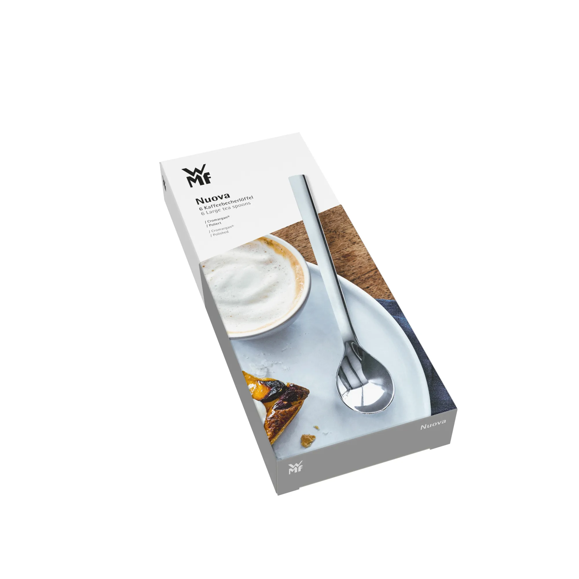 WMF Nuova Kaffeebecherlöffel-Set, 6-teilig| Löffel