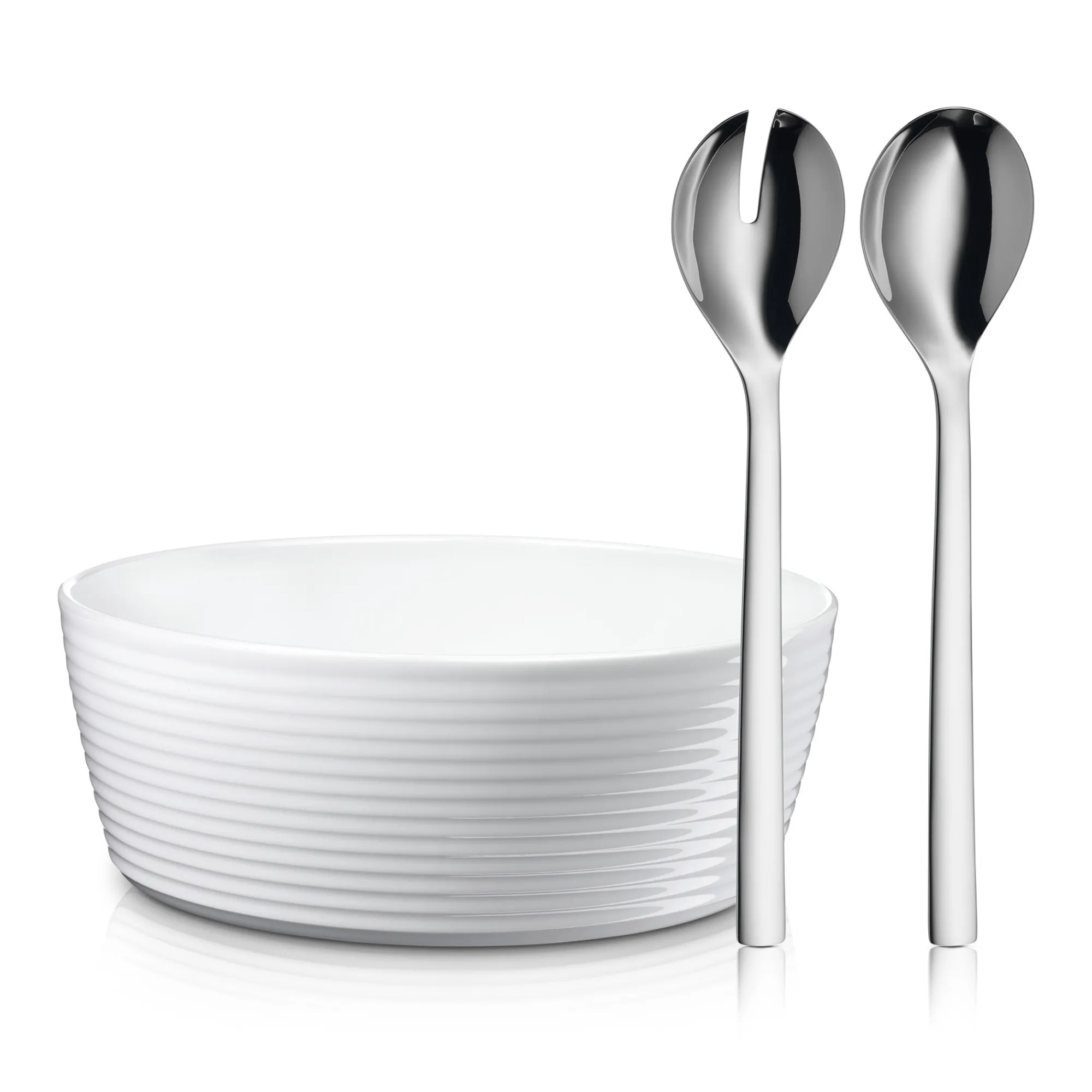 WMF Nuova Salat-Set, 3-teilig| Schüsseln|Servierbestecke