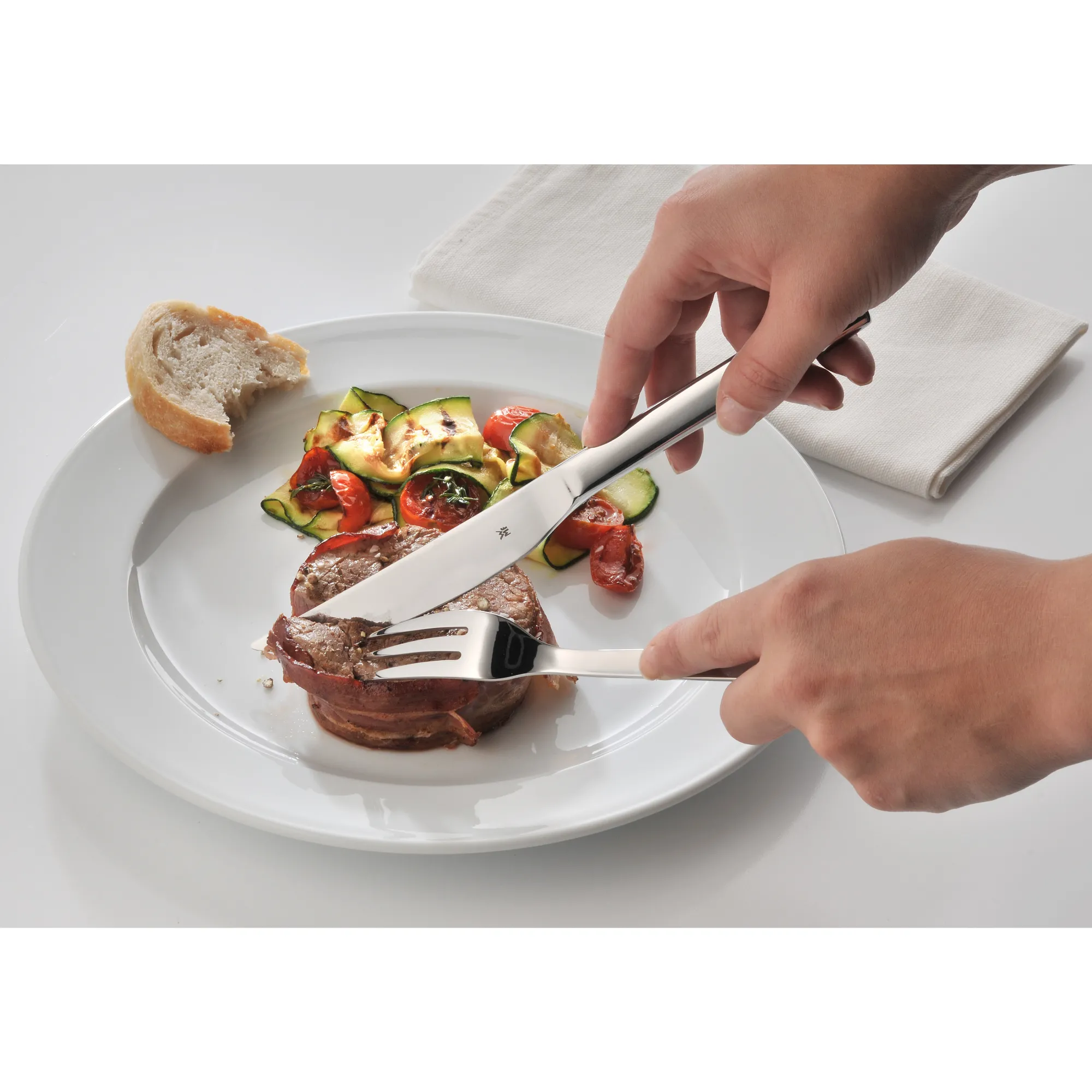 WMF Nuova Steakbesteck-Set, 12-teilig| Steakmesser|Besteck-Sets